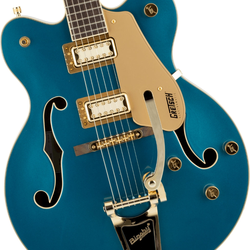 Gretsch - G5422TG Electromatic Pristine LTD Hollow Body Double-Cut with Bigsby Electric Guitar - Petrol, Laurel Fingerboard