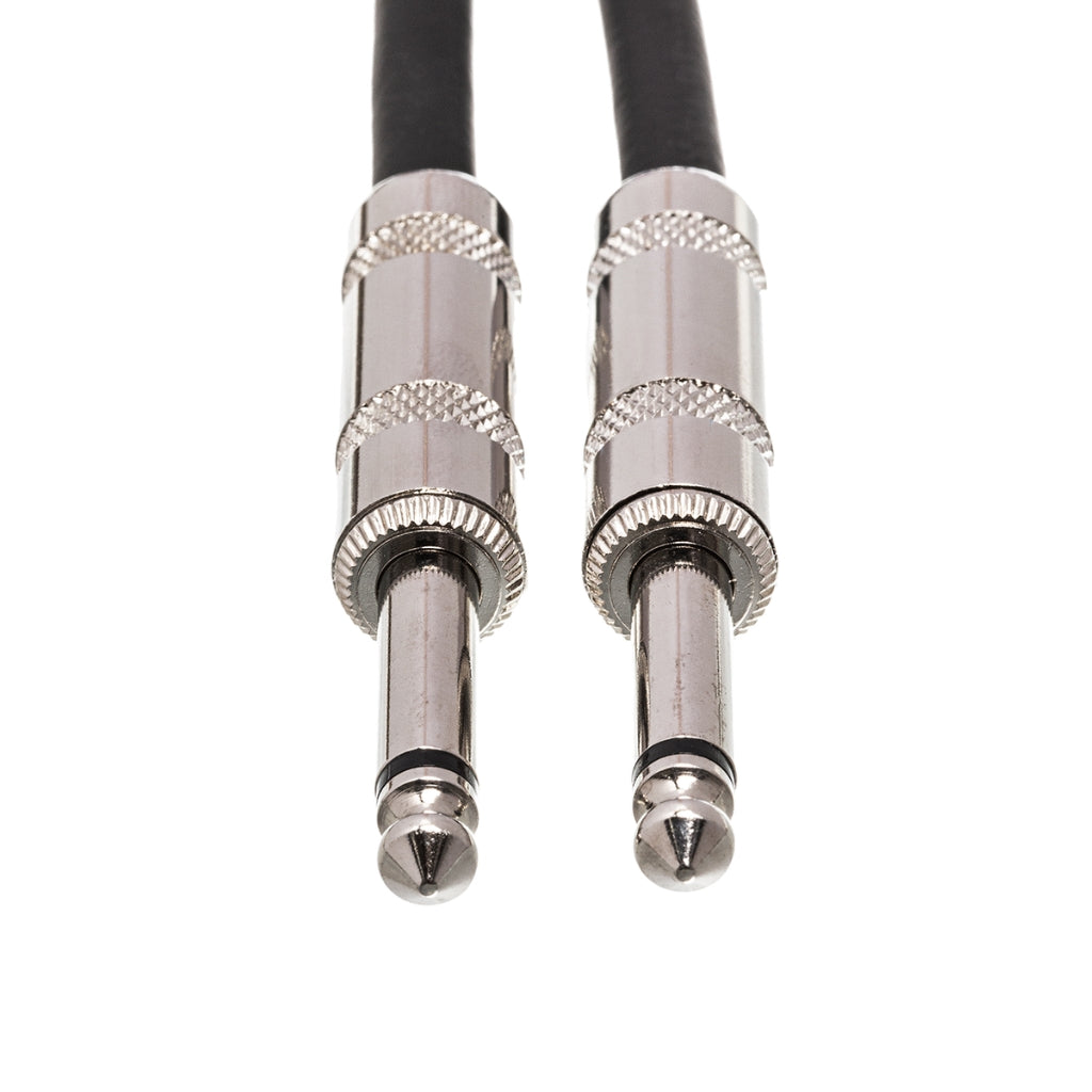 Hosa Technology - Straight to Same - Cloth Guitar Cable 18ft Bk/Rd