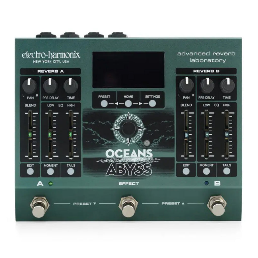 Electro-Harmonix Oceans Abyss Advanced Reverb Laboratory Pedal