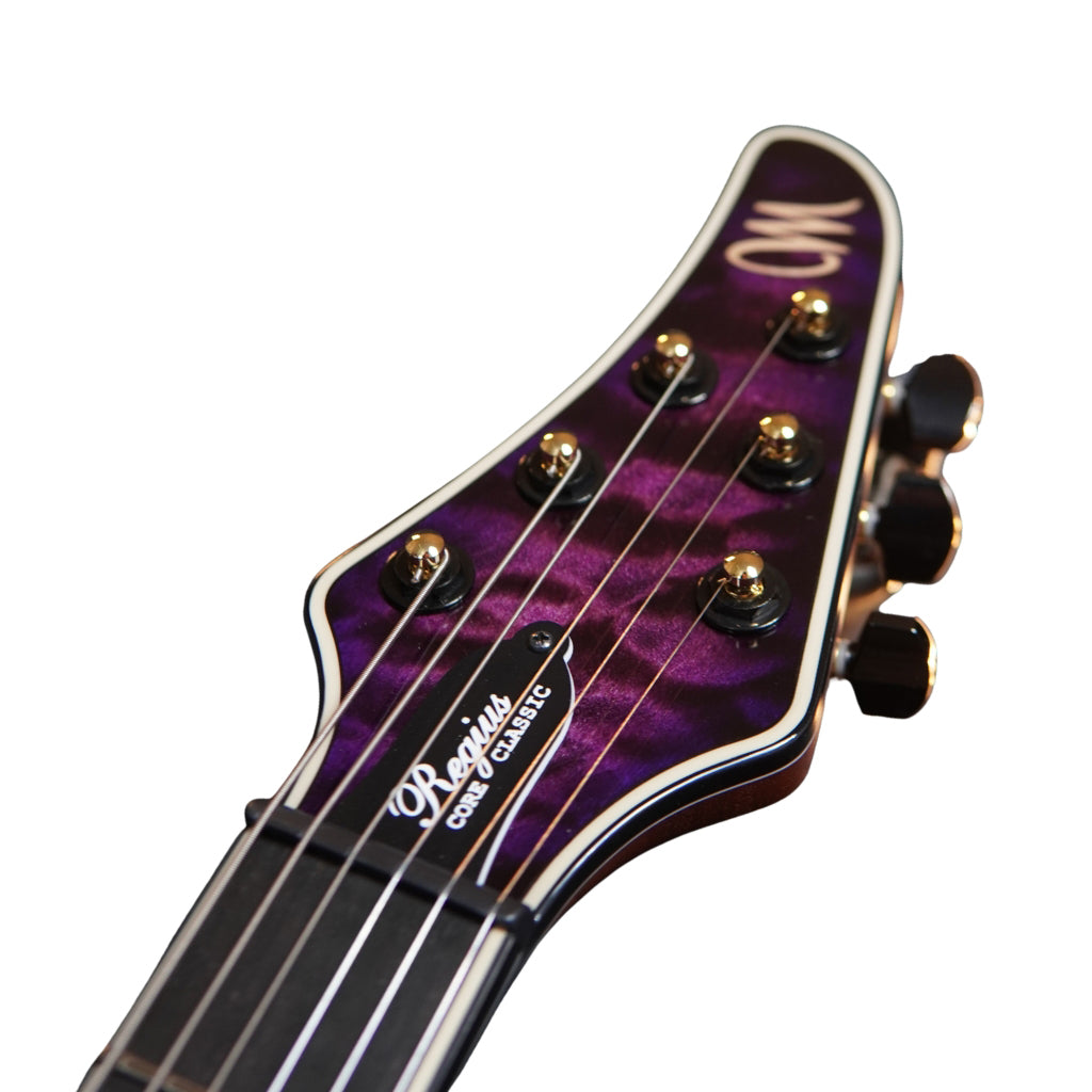 Mayones Regius Core Classic V24 6 Quilted Maple Top Electric Guitar - Infinite Purple