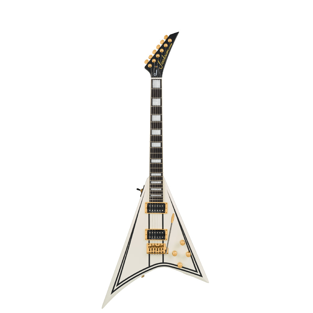 Jackson  Limited Edition Legend Series Randy Rhoads CD1 Electric Guitar - Vintage White w/Black Pinstripes