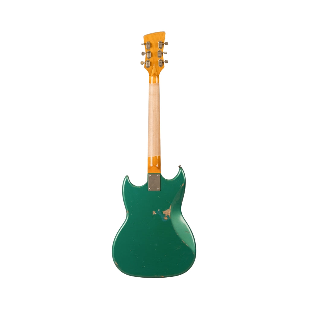 Frank Brothers Sonar Heavy Relic Electric Guitar - Sherwood Green back