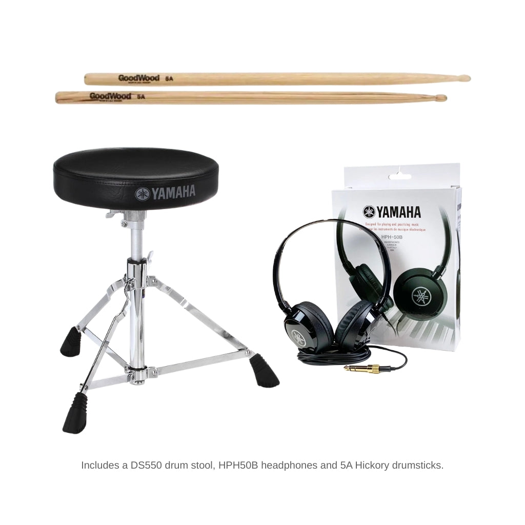 Yamaha - DTX432KPLUS Electronic Drum Set - Bundle