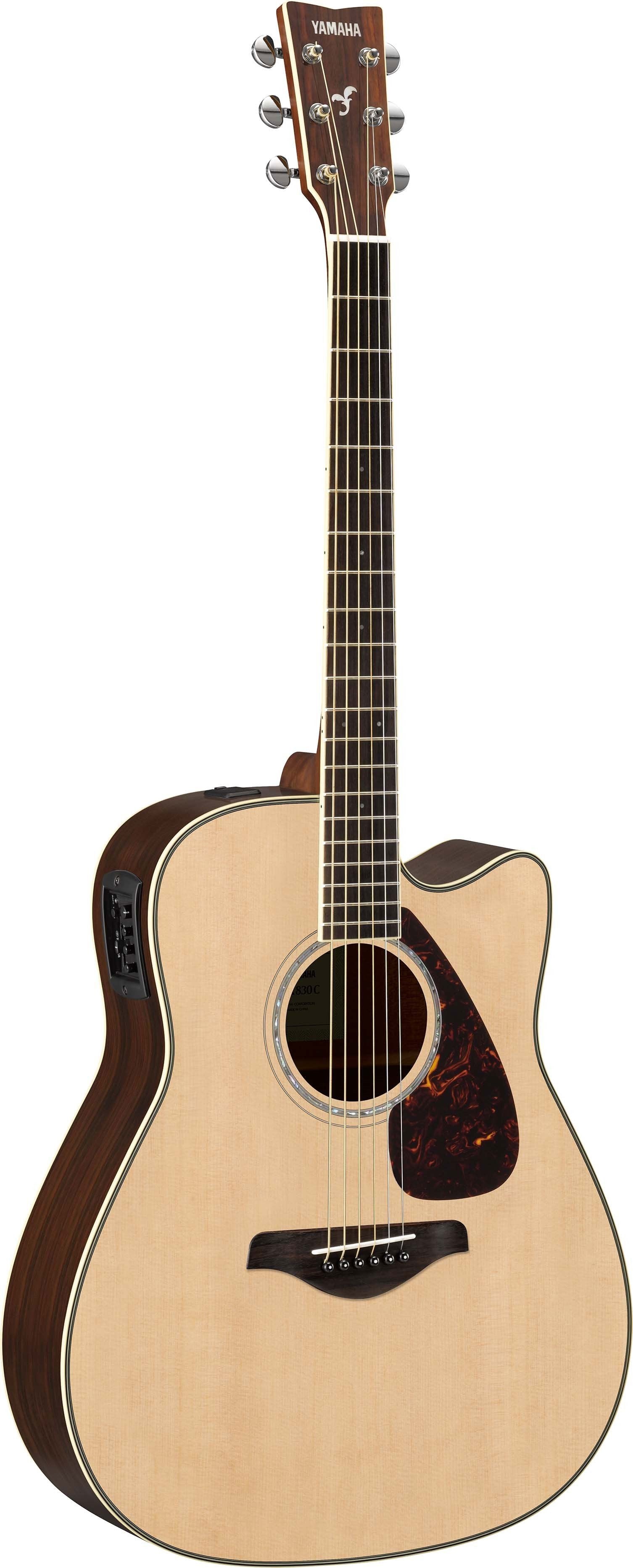 Yamaha FGX830 Dreadnought Cutaway - Natural