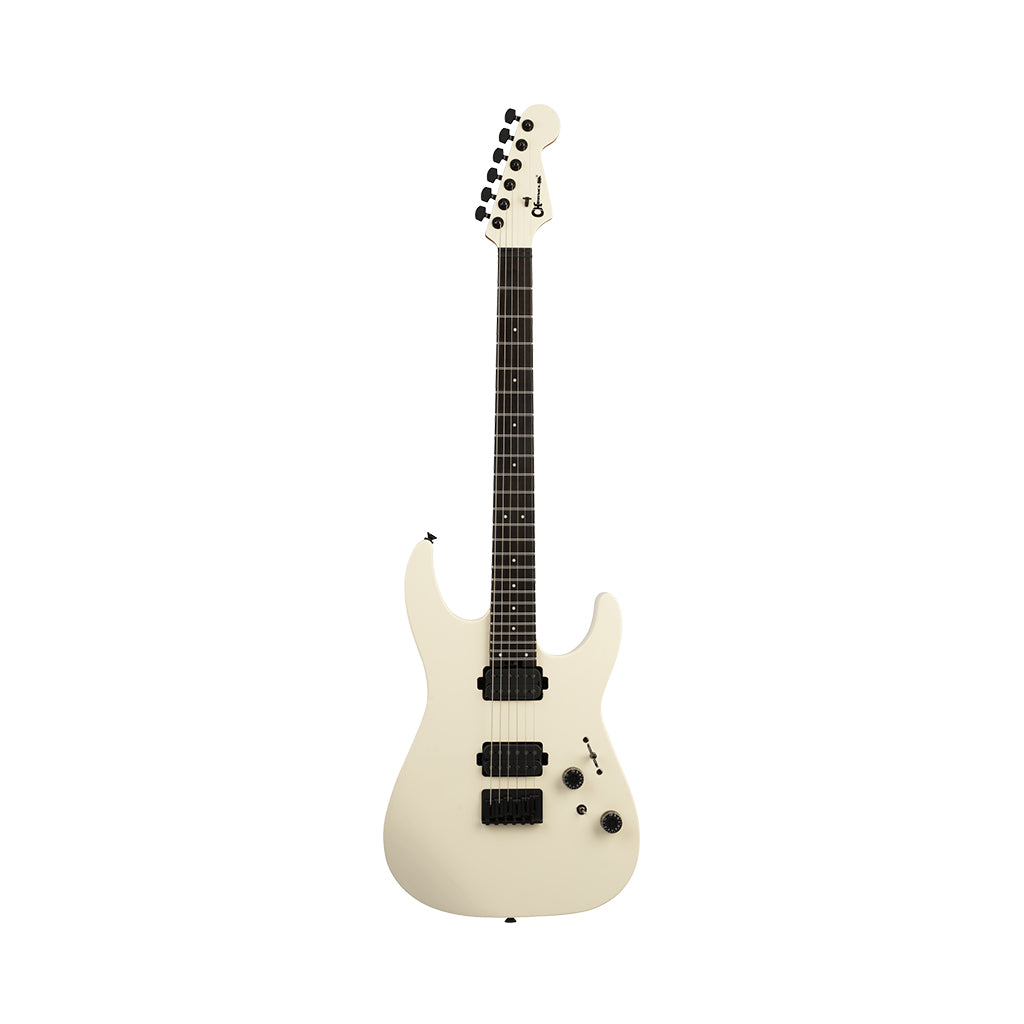 Charvel Pro-Mod Plus Dinky® DK24 HH HT EB Electric Guitar - Crème White, Ebony Fingerboard