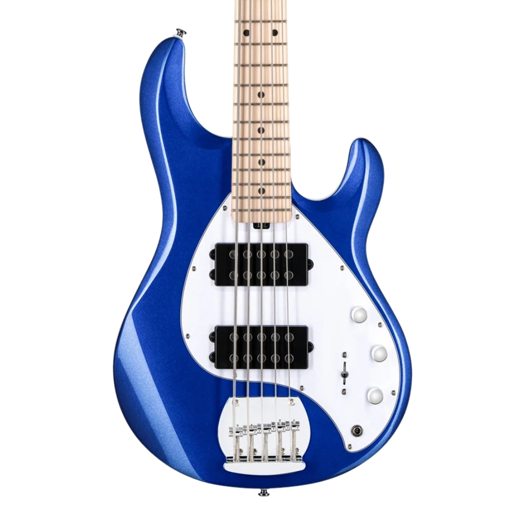 Sterling By Music Man StingRay RAY5HH 5-String Bass Guitar - Cobra Blue