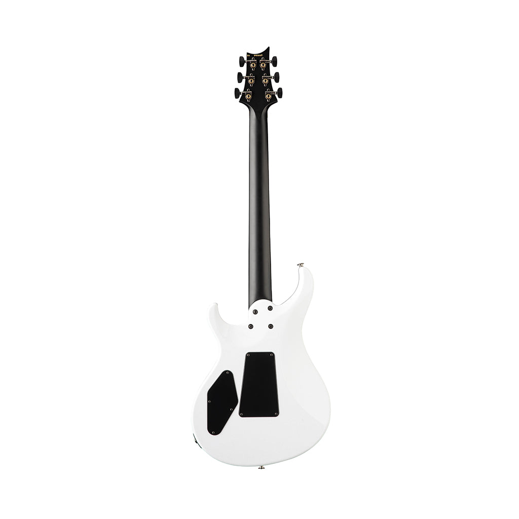 PRS Tekton Floyd Electric Guitar with Floyd Rose Tremolo - White Holoflake w/Black Satin Neck