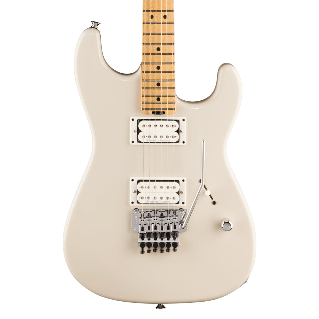 Charvel - American Neo-Classic San Dimas SD1 HH FR Electric Guitar - Ivory Blitz, Maple Fingerboard