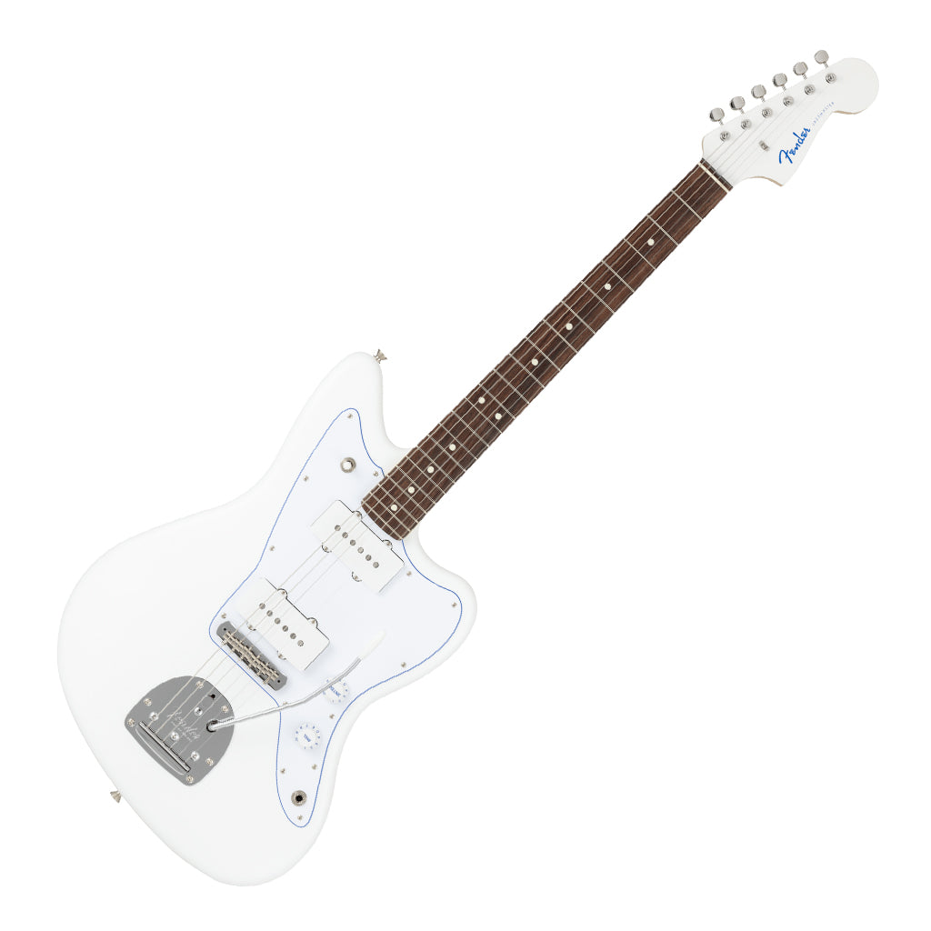 Fender Made in Japan Limited Hybrid II Jazzmaster Blanc Rosewood Fingerboard - White