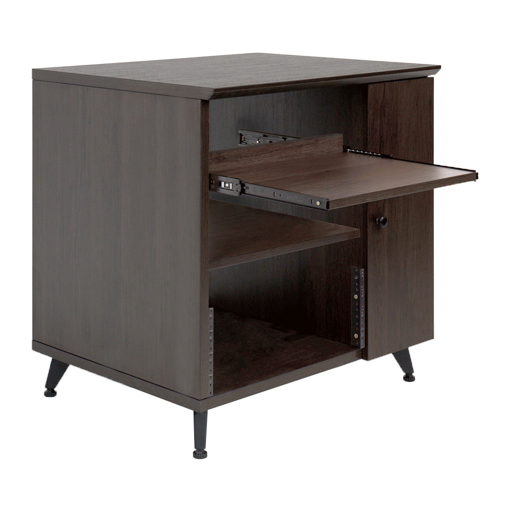 GATOR Elite Studio Sidecar Rack With Shelf Brown