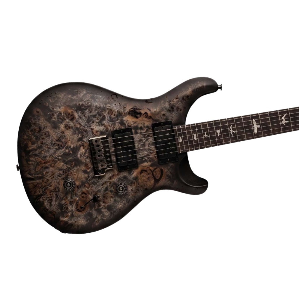 PRS Limited Edition Wood Library Select S2 Custom 24 Poplar Burl Electric Guitar - Charcoal Burst