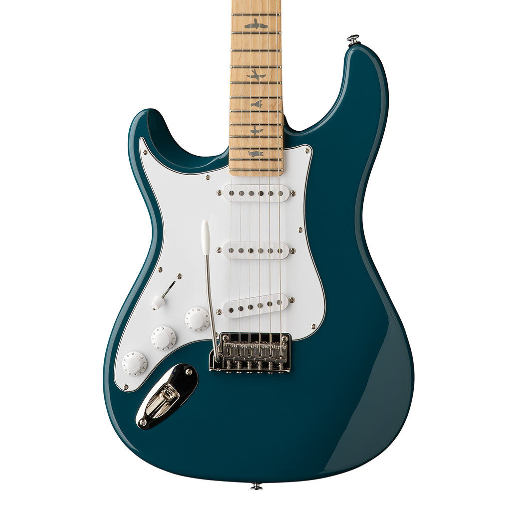PRS SE Silver Sky Maple Fretboard Left Handed - Nylon Blue