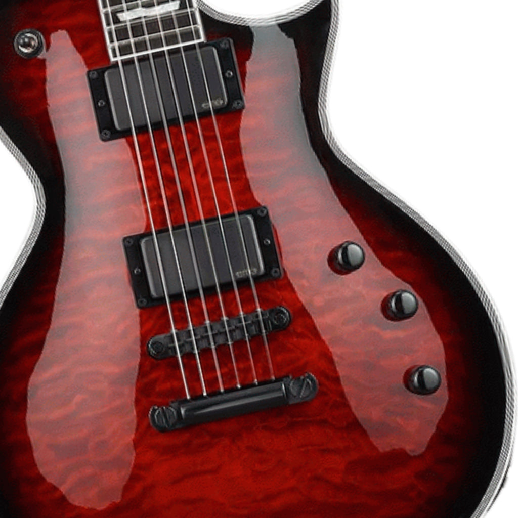 ESP E-II Eclipse 2 Quilted Maple - See Thru Black Cherry Sunburst
