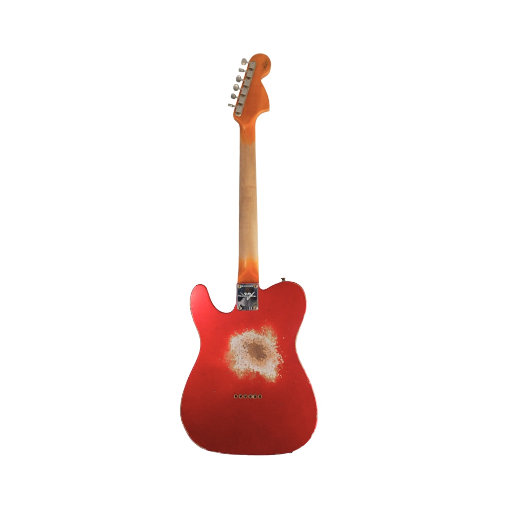 Fender Custom Shop Big Peg Telecaster Heavy Relic Electric Guitar - Aged Candy Apple Red