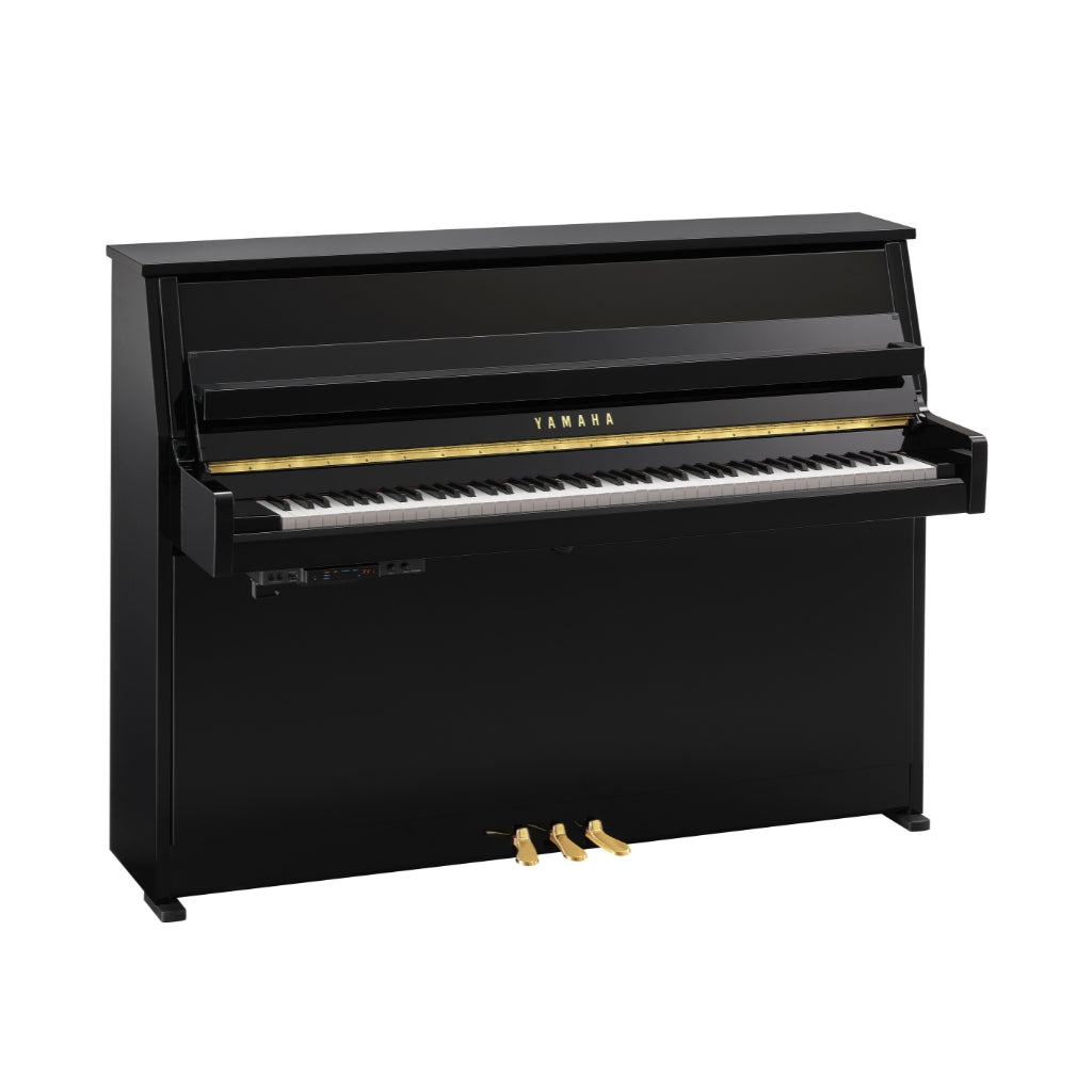 Yamaha - B30 TC3 110cm TransAcoustic Upright Piano - Polished Ebony