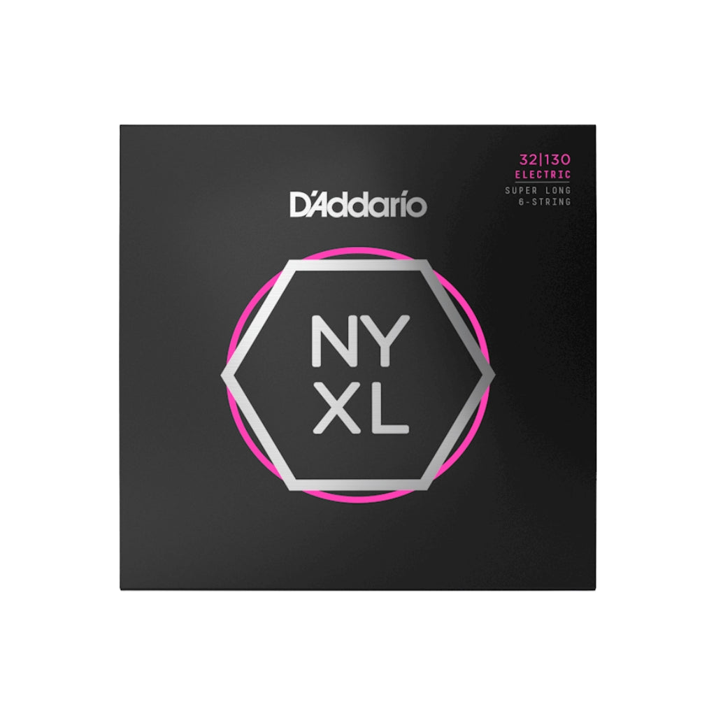 D'Addario - NYXL32130SL NYXL Super Long 6-string Bass Strings - .032-.130