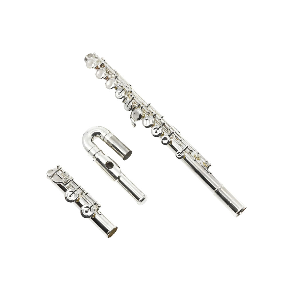 JY Flute USA-Made, Key of C, Two Head-Joints, with Case