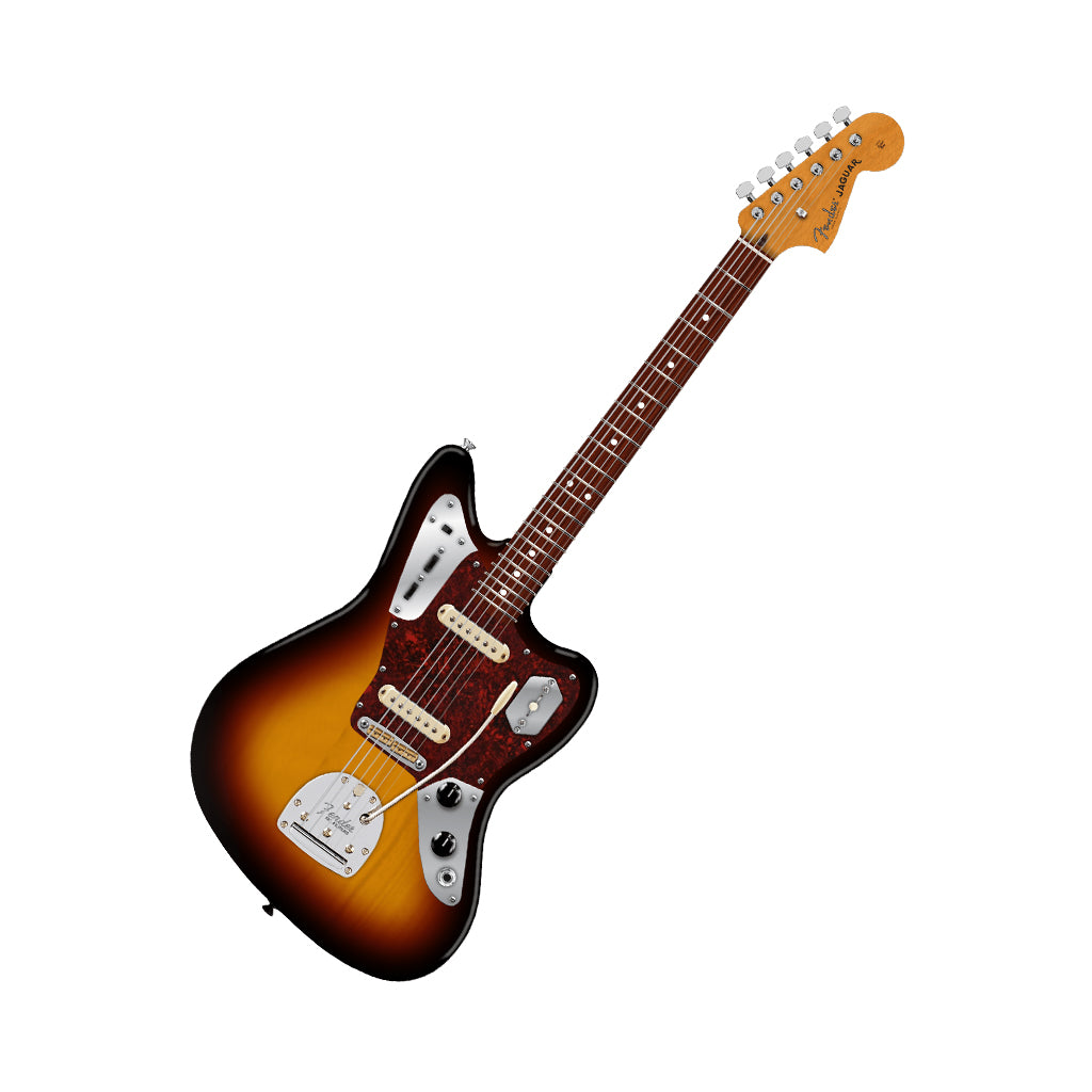 Fender American Professional Jaguar Rosewood Fingerboard - 3-Color Sunburst