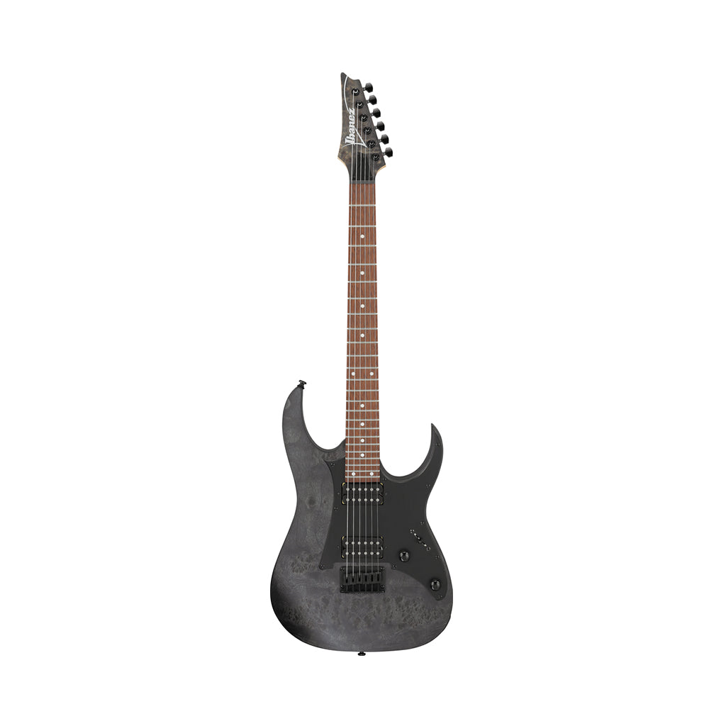 Ibanez RGR431PB Poplar Burl Top Electric Guitar - Charcoal Gray Flat