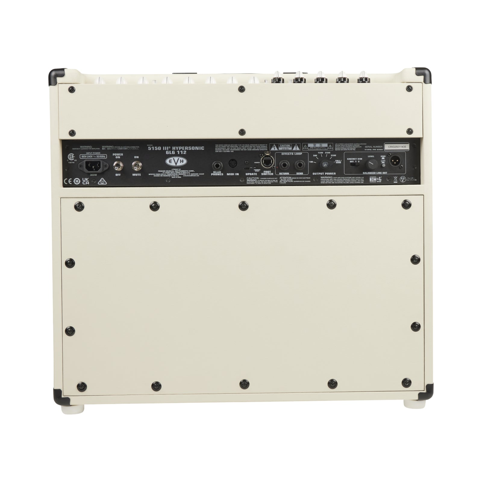 EVH - 5150III Hypersonic 6L6 30-watt 1 x 12-inch Combo Amplifier - Ivory