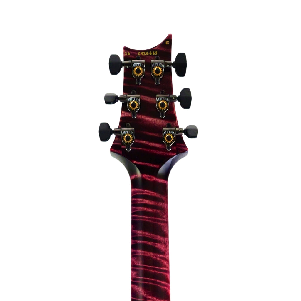PRS - Custom 24-08 10-Top Natural Back Electric Guitar - Pomegranate