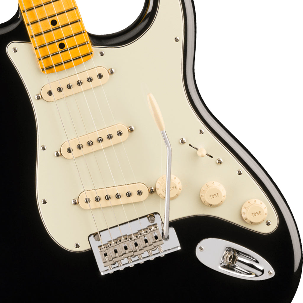 Fender American Professional Stratocaster Maple Electric Guitar - Black