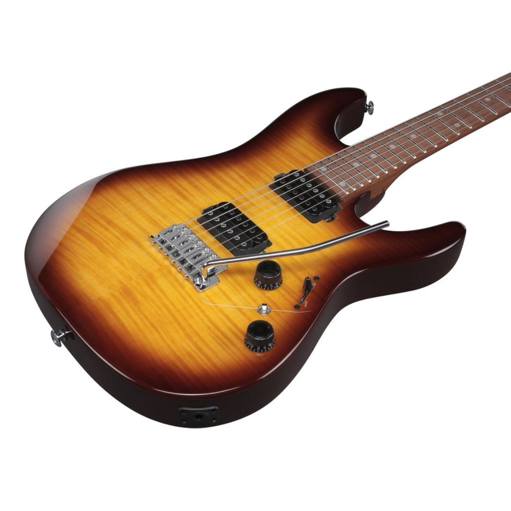 Ibanez - AZ24S1F TKS Electric Guitar Bundle With BIGMINI Tuner - Violin Sunburst