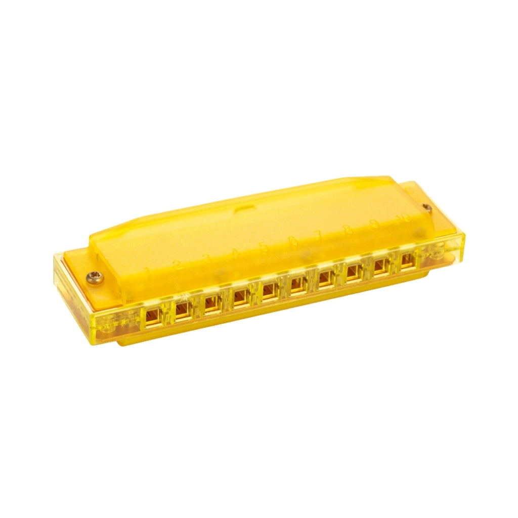 Hohner Translucent Harp Harmonica - C/Yellow hero