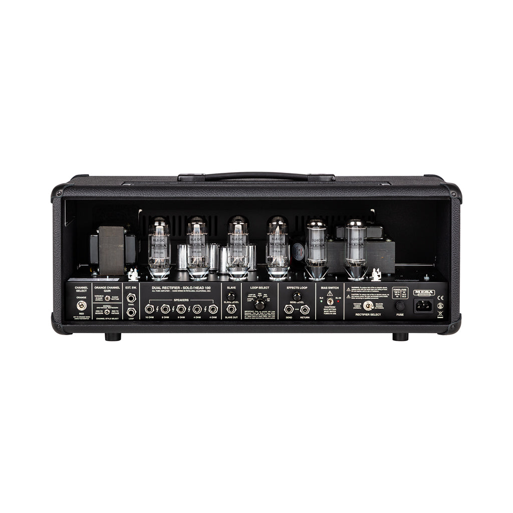 Mesa Boogie 90s Dual Rectifier 100-Watt Standard Tube Amplifier Head - Black Bronco