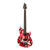 EVH Wolfgang Special Striped Series Red Black and White