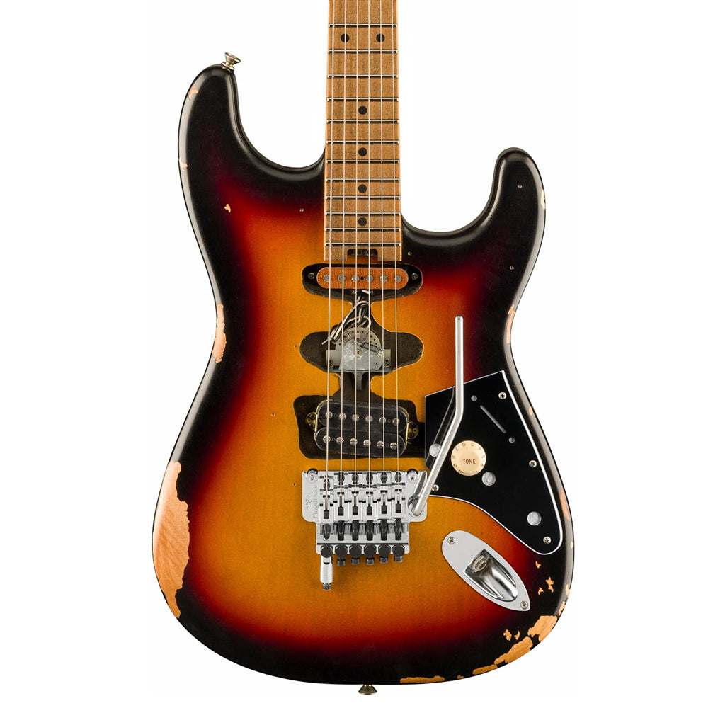 EVH Limited Edition Frankenstein Relic Series with Maple Fingerboard Vintage Sunburst