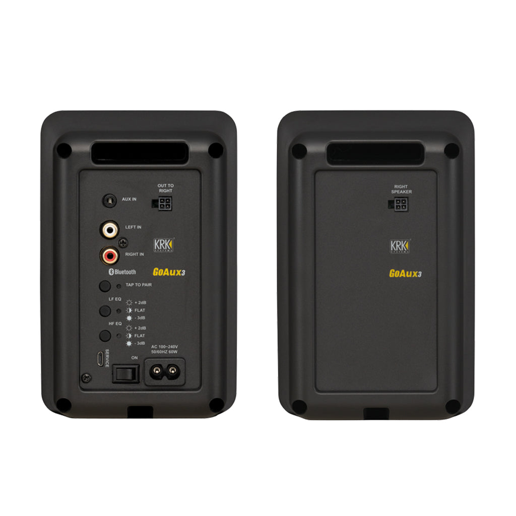 KRK GoAux 3 - Portable Studio Monitors 2-Way 3"; Bi-amped Class D Power - Pair