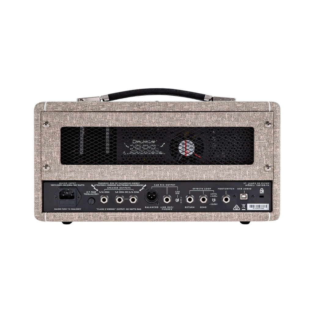 Blackstar St. James 50 EL34H Lightweight 50-Watt Head - Fawn