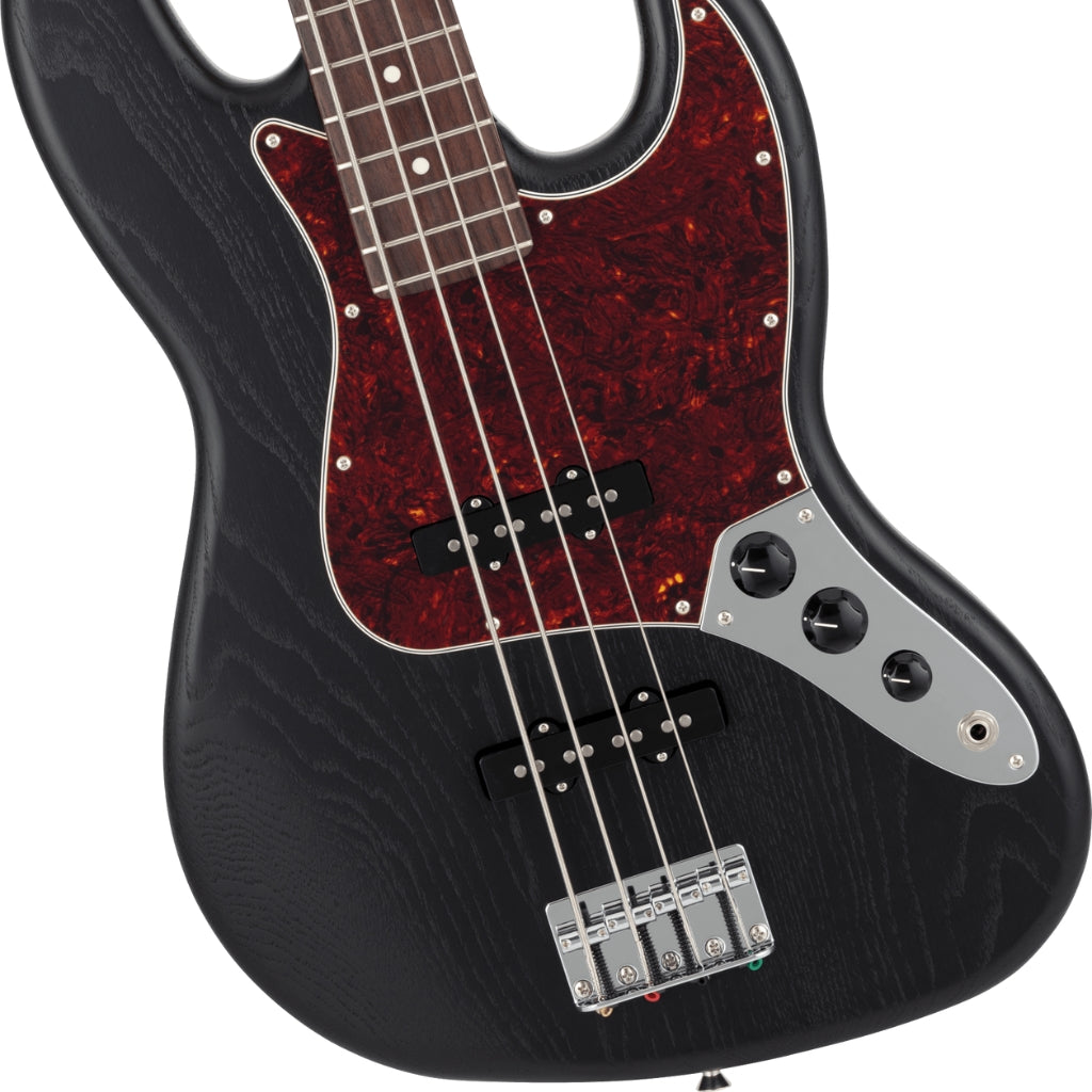 Fender - Made in Japan Limited Jazz Bass Raw - Ash Black