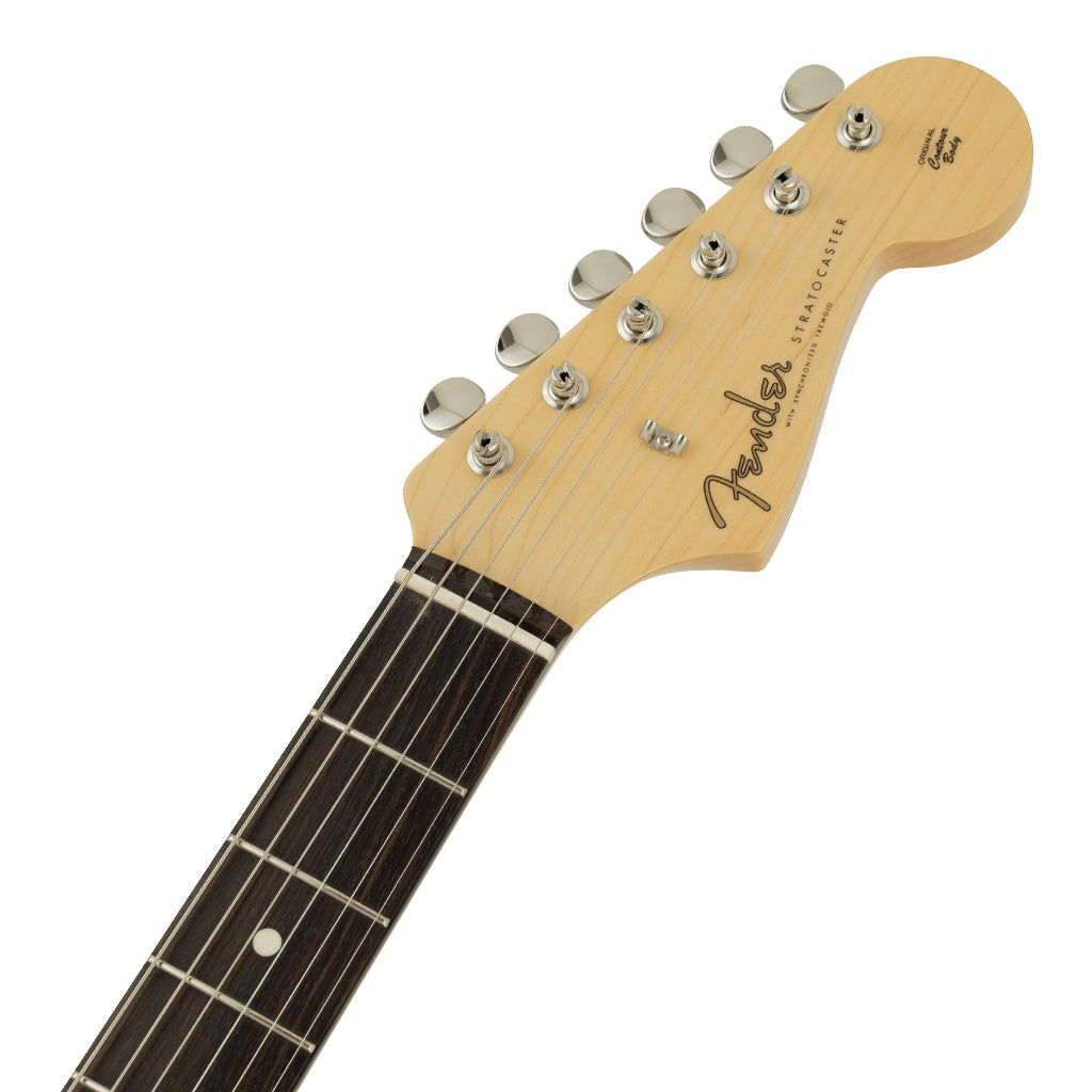 Fender 2023 Collection Made in Japan Traditional 60s Stratocaster Rosewood Fingerboard Aged Sherwood Green Metallic