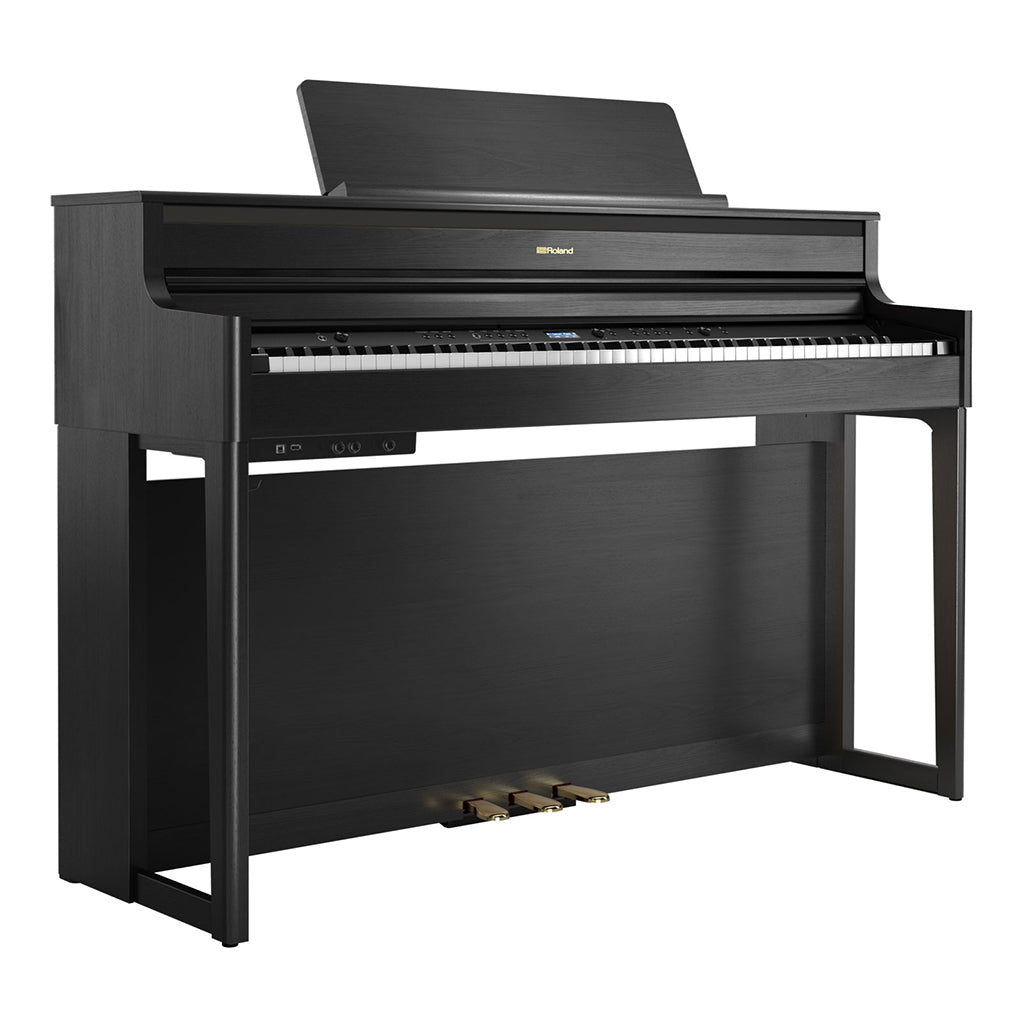 Roland HP704 Digital Piano - Charcoal Black
