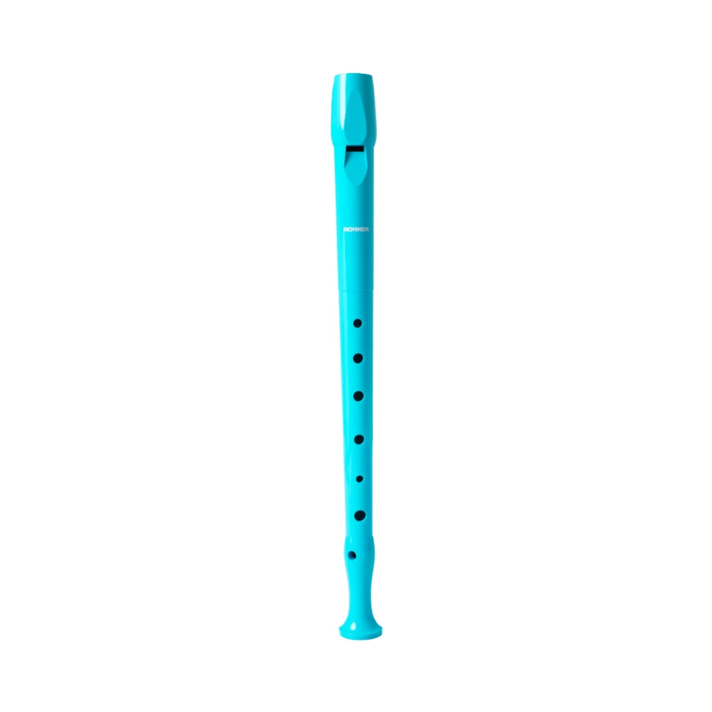 Hohner Melody Blockflote Plastic Baroque Recorder - C Soprano, Light Blue sky music