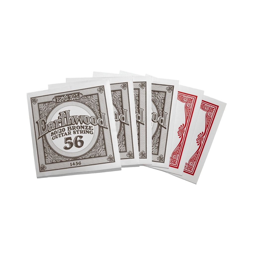 Ernie Ball Earthwood Custom Medium 8020 Bronze 12.5-56 Acoustic Guitar Strings - 3 Pack