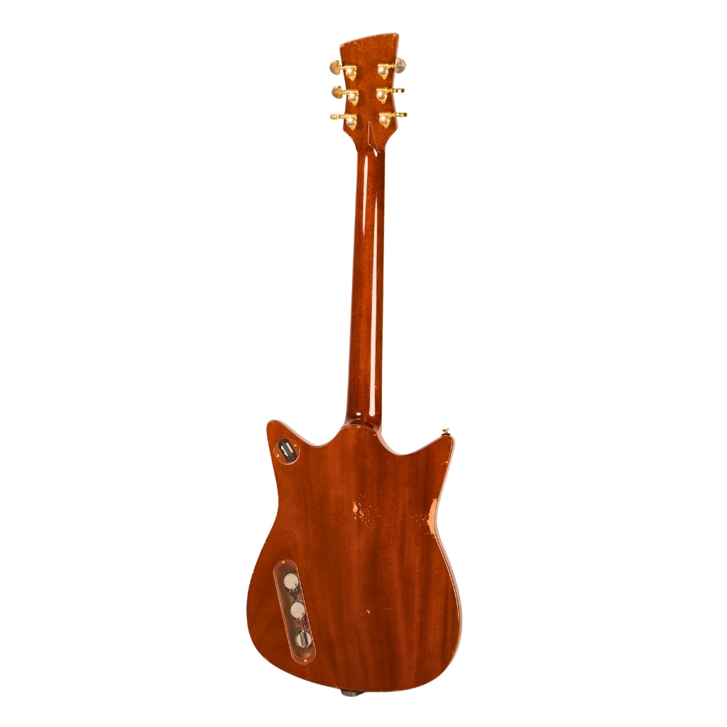 Frank Brothers - Custom Arcade One Electric Guitar - Piano Black, Heavy Aged