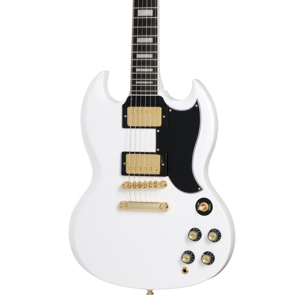 Epiphone SG Custom with Premium Gig Bag - Alpine White - Sky Music