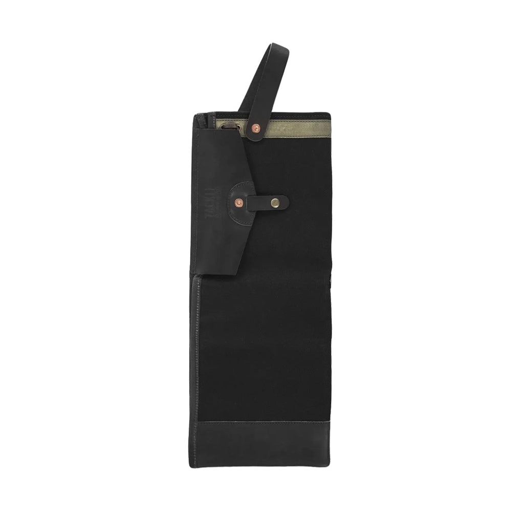 Tackle - Waxed Canvas Bi-Fold Stick Bag - Black