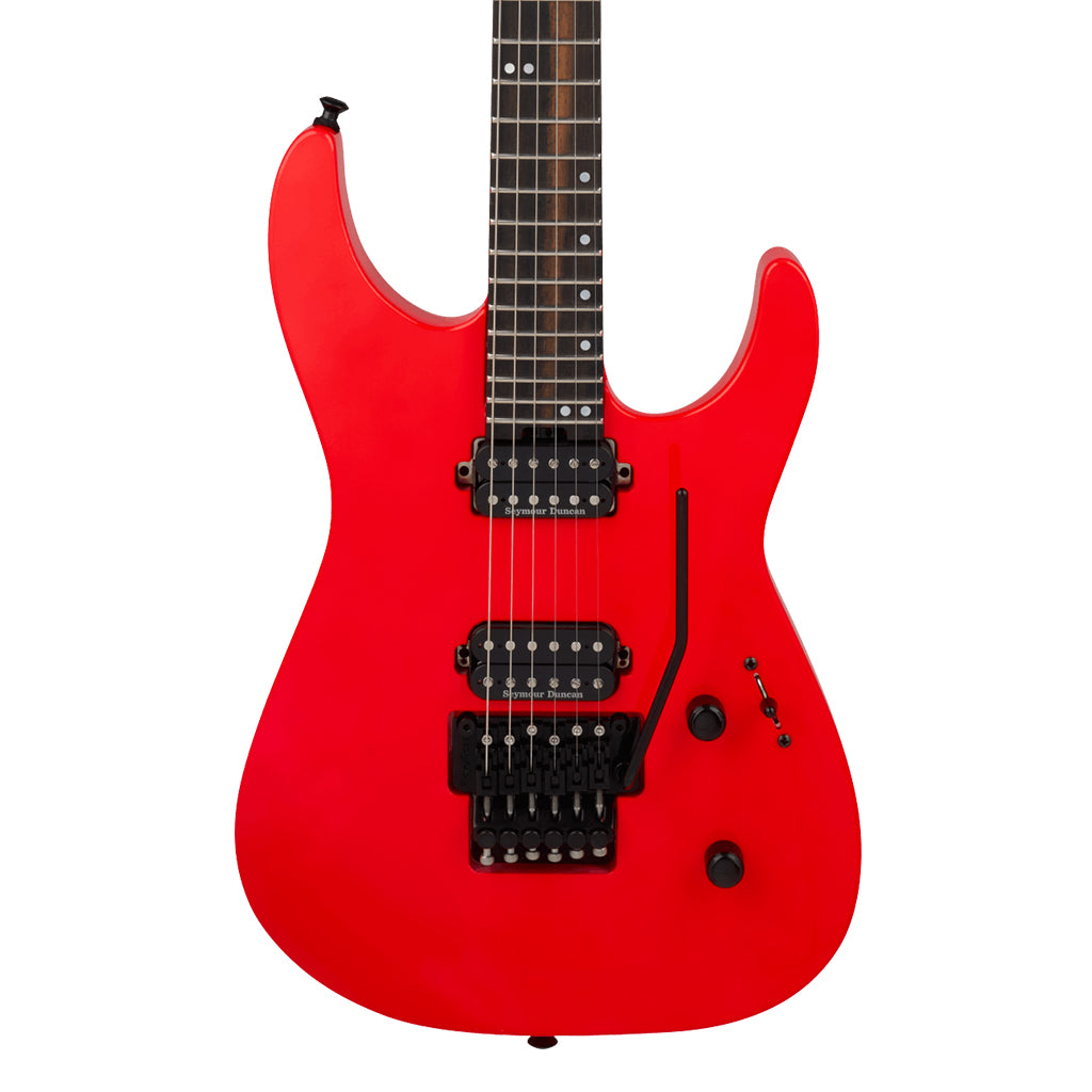 Jackson American Series Virtuoso Electric Guitar Rocket Red Streaked Ebony Fingerboard