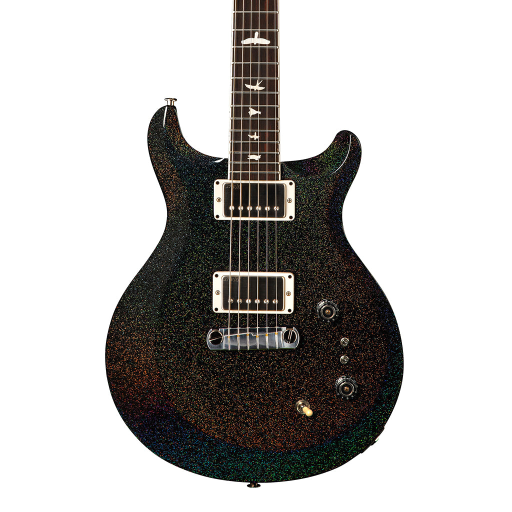 PRS S2 Mira 594 Electric Guitar - Black Rainbow Holoflake