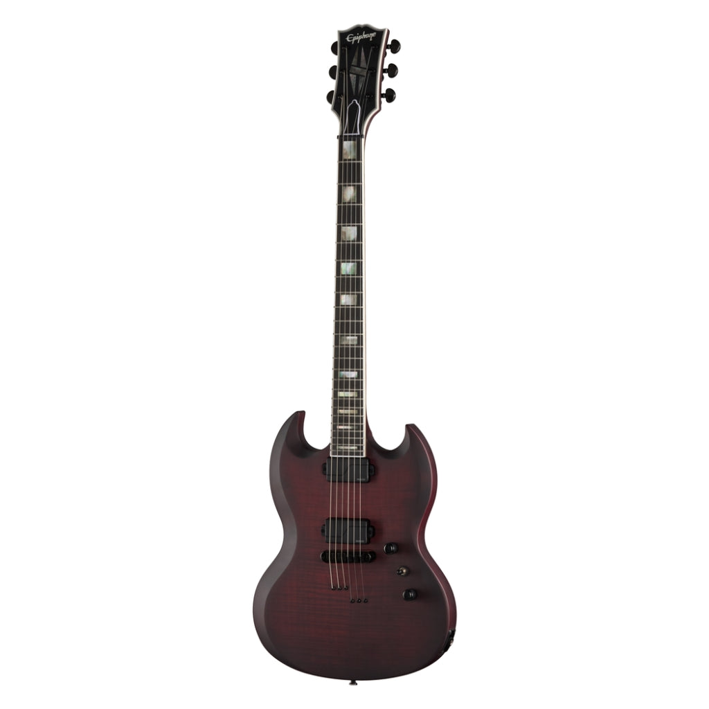 Epiphone - Prophecy SG Electric Guitar - Crimson Fog Satin