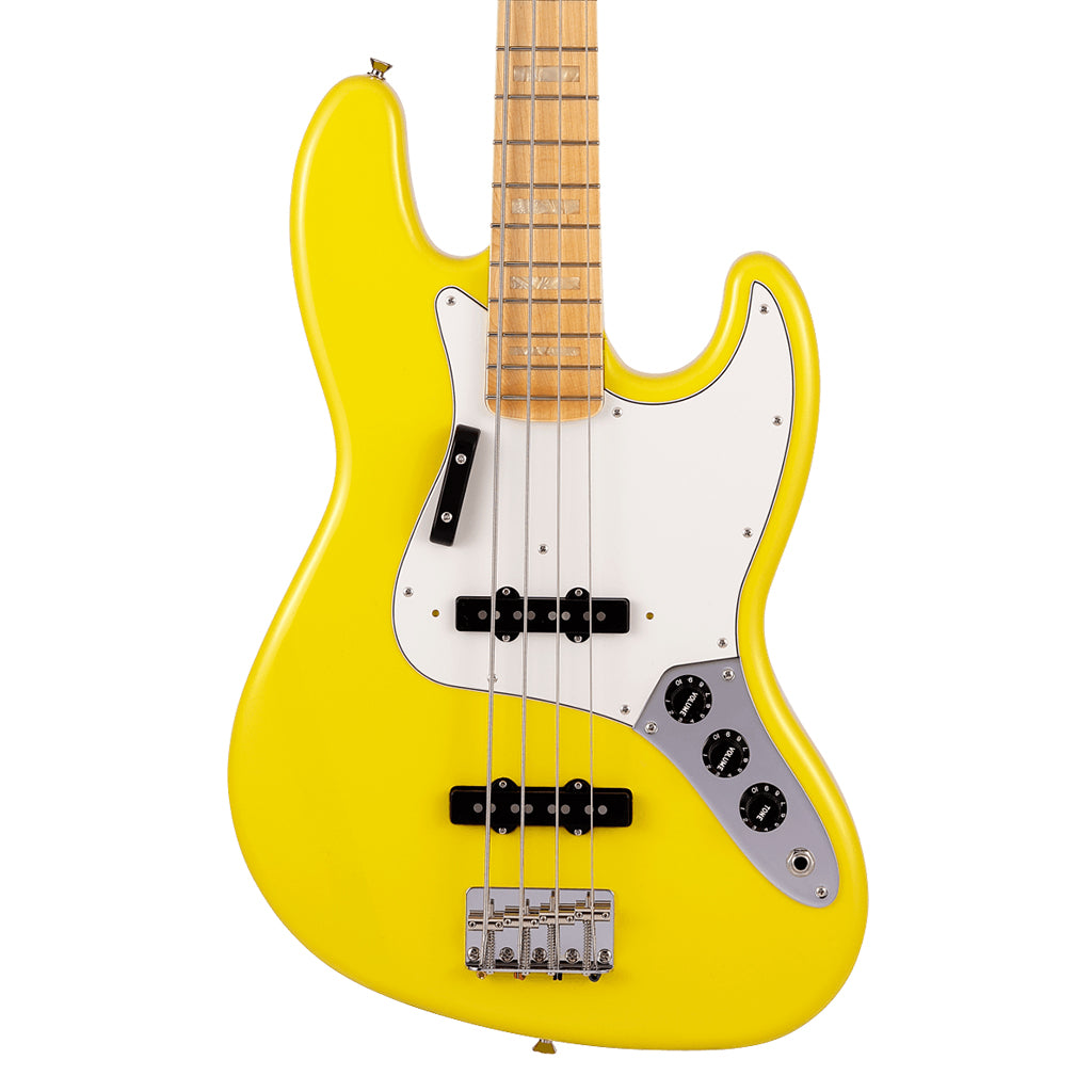 Fender Made in Japan Limited International Color Jazz Bass Maple Fingerboard Monaco Yellow