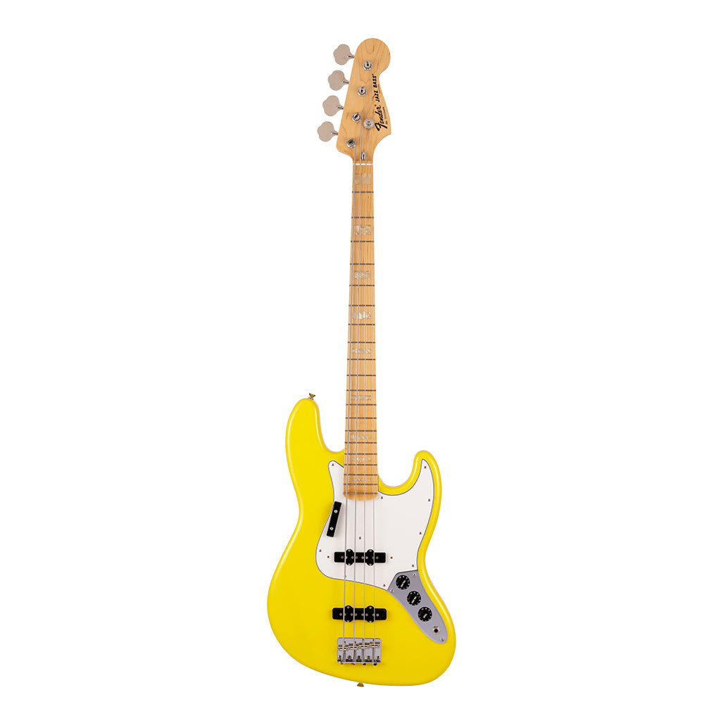 Fender Made in Japan Limited International Color Jazz Bass Maple Fingerboard Monaco Yellow