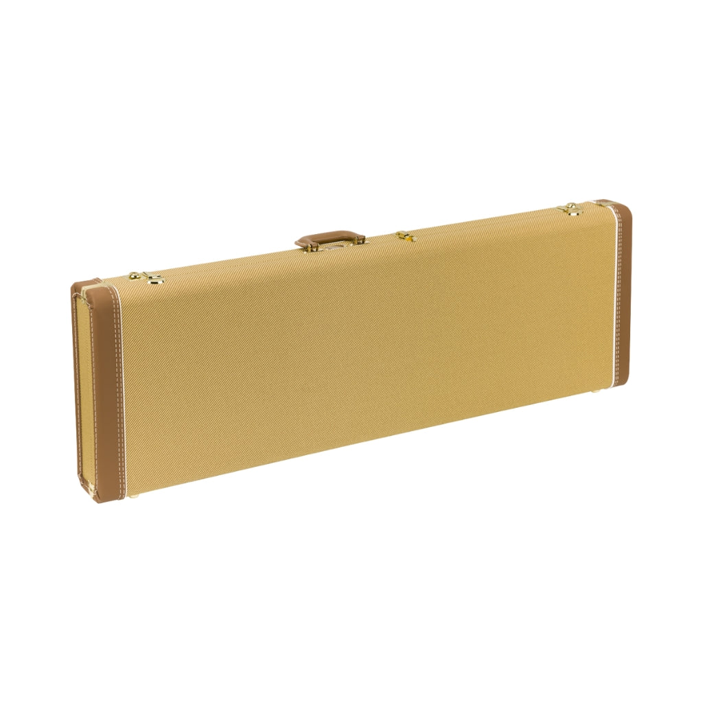 Fender - G&G Deluxe Jazz Bass Hardshell Case - Tweed with Red Poodle Plush Interior