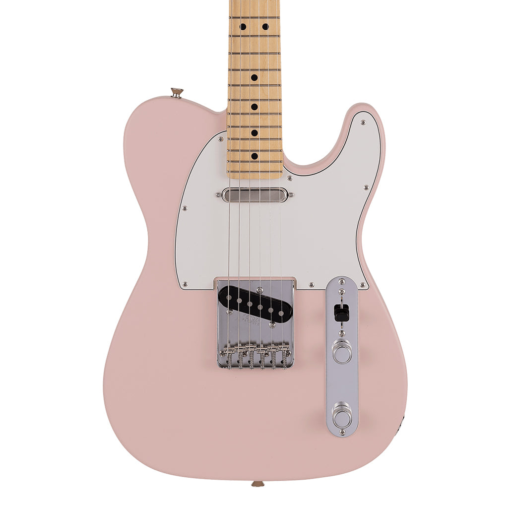 Fender Made in Japan Junior Collection Telecaster Maple Fingerboard Satin Shell Pink