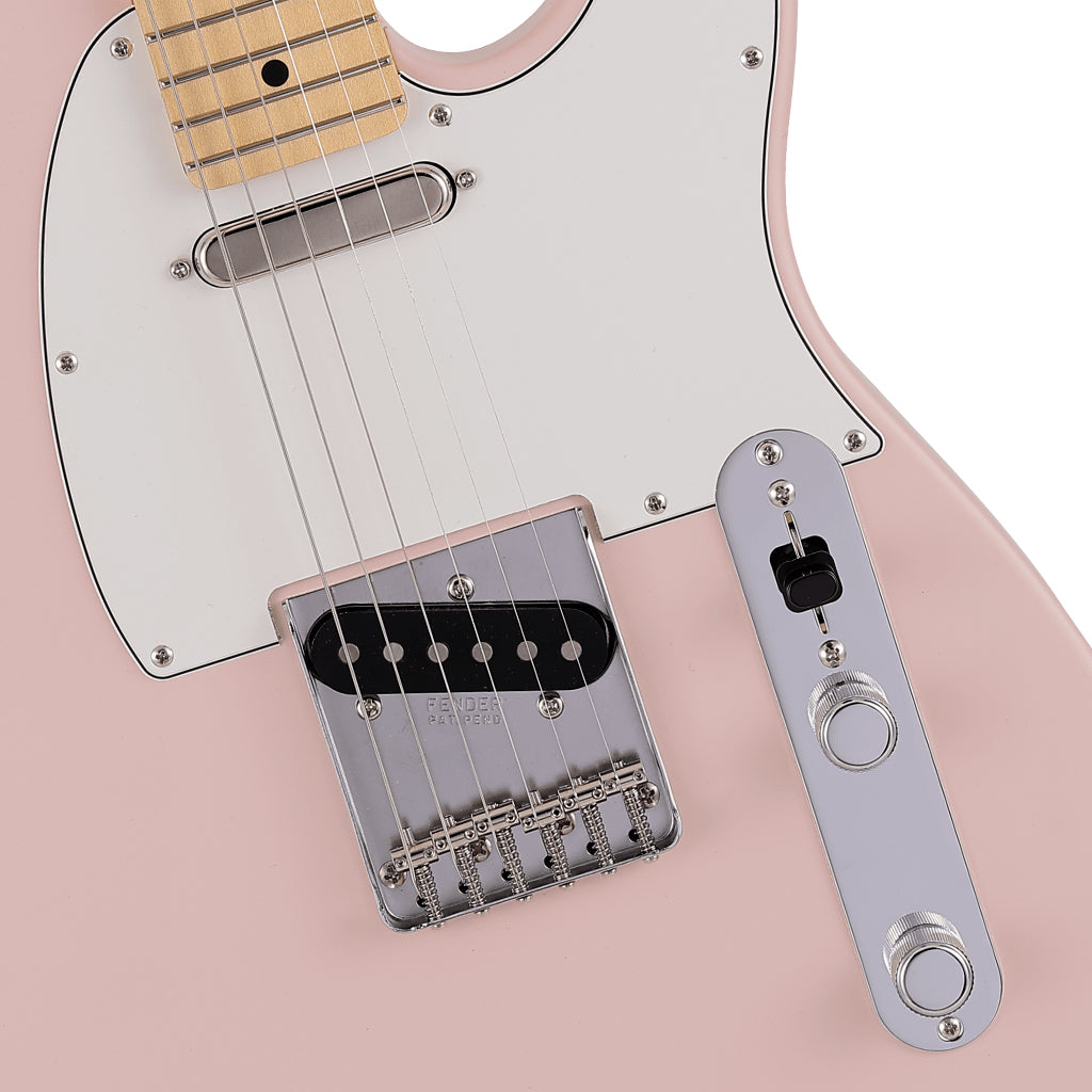 Fender Made in Japan Junior Collection Telecaster Maple Fingerboard Satin Shell Pink