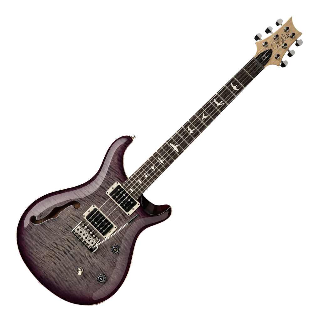 PRS CE24 Semi Hollow Faded Grey Purple Burst